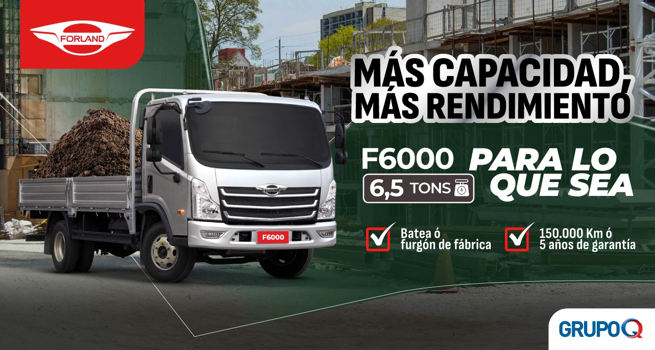 Forland F6000 Costa Rica - Para lo que sea - Batea incluida de fábrica - Garantía 5 años o 150000 km - Grupo Q