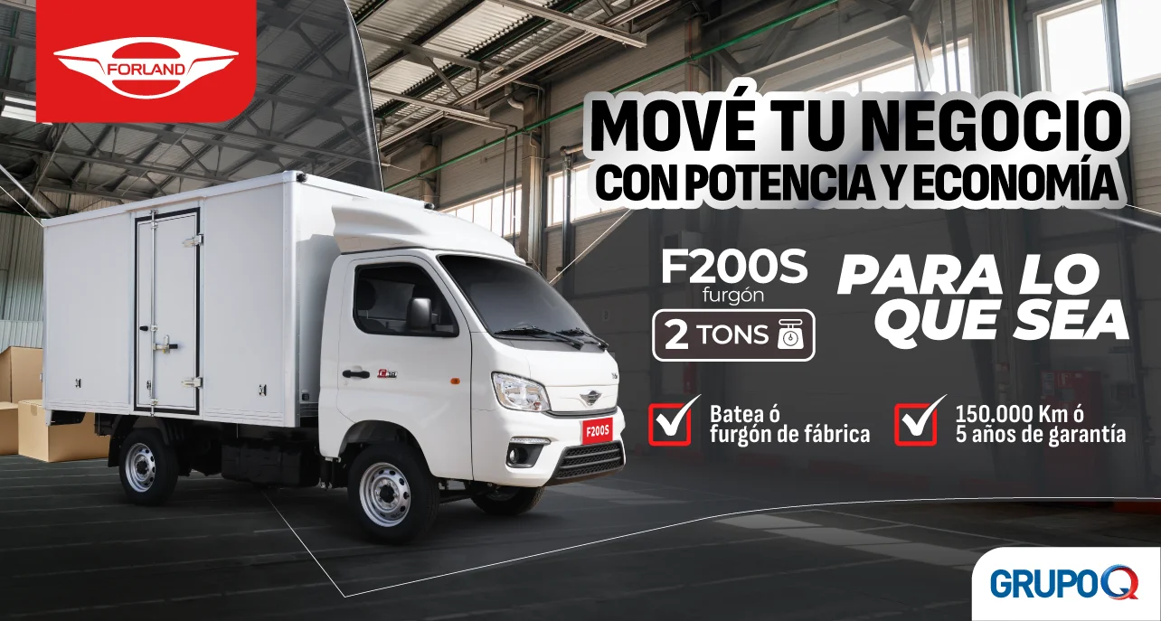 Forland F200 S FURGÓN Costa Rica - Para lo que sea - Capacidad de carga 2 TON - Furgón incluida de fábrica - Garantía 5 años o 150000 km - Grupo Q