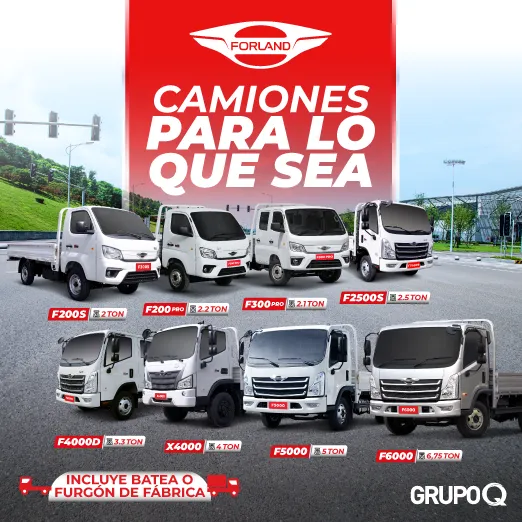 Modelos Forland Costa Rica - F200S, F200 PRO, F300 PRO, F2500S, F4000D, F5000, F6000, X4000