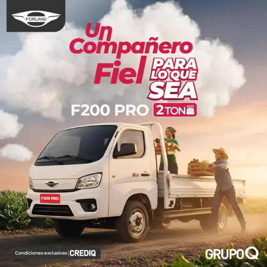 Forland Costa Rica | X4000 4TON Tracción 4x4 | Vehículos comerciales de calidad